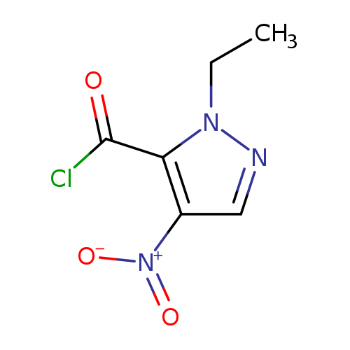 1-Ethyl-4-nitro-1h-pyrazole-5-carbonyl chloride