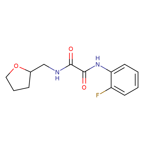 N'-(2-fluorophenyl)-N-[(oxolan-2-yl)methyl]ethanediamide