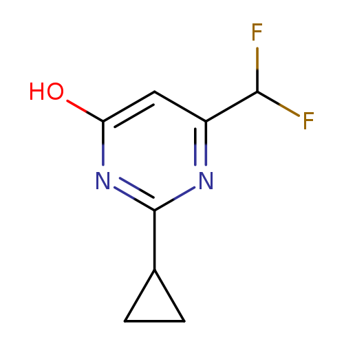 2-cyclopropyl-6-(difluoromethyl)pyrimidin-4-ol