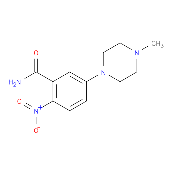 5-(4-methylpiperazin-1-yl)-2-nitrobenzamide