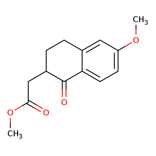methyl 2-(6-methoxy-1-oxo-1,2,3,4-tetrahydronaphthalen-2-yl)acetate