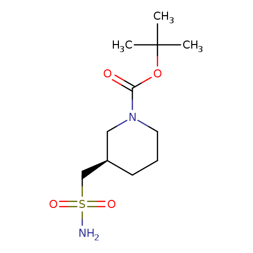 tert-butyl (3R)-3-(sulfamoylmethyl)piperidine-1-carboxylate