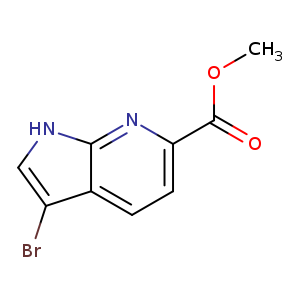 Methyl3-bromo-1H-pyrrolo[2,3-b]pyridine-6-carboxylate