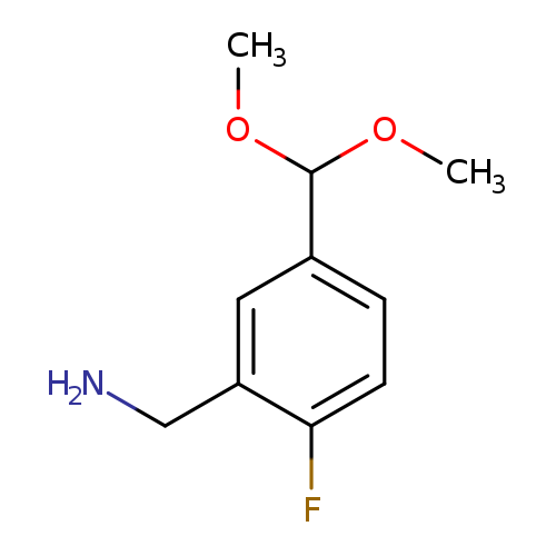 5-(Dimethoxymethyl)-2-fluorobenzylamine