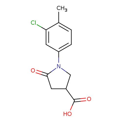 1-(3-Chloro-4-methylphenyl)-5-oxopyrrolidine-3-carboxylic acid