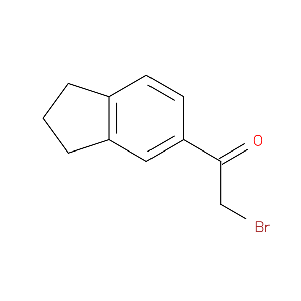 2-Bromo-1-(2,3-dihydro-1H-inden-5-yl)ethanone
