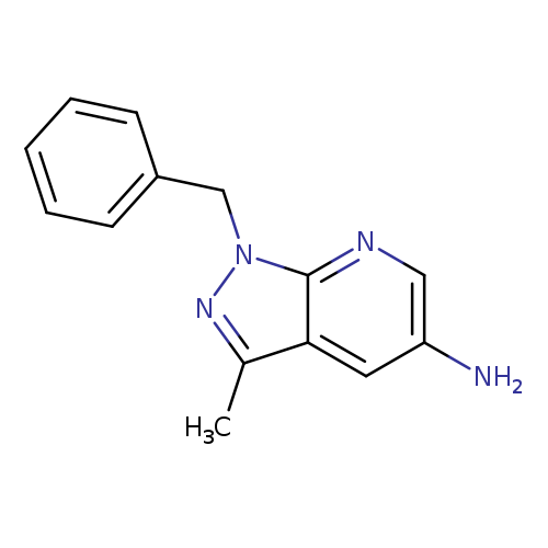 1-benzyl-3-methyl-1H-pyrazolo[3,4-b]pyridin-5-amine