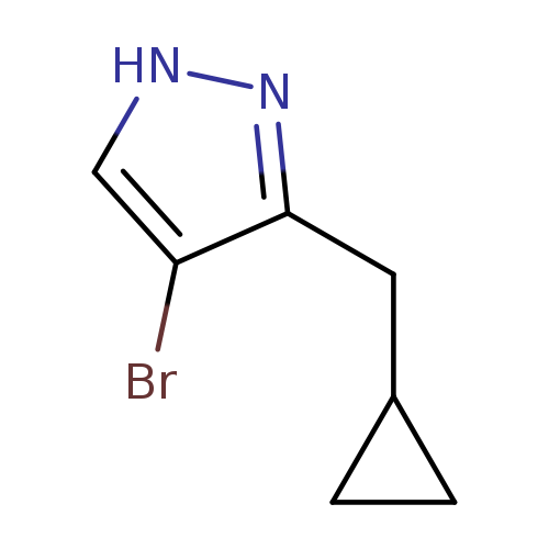 4-bromo-3-(cyclopropylmethyl)-1H-pyrazole