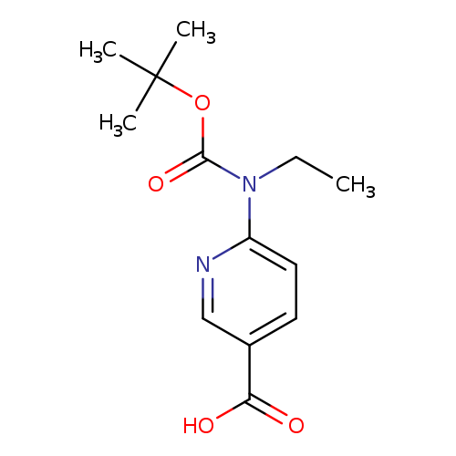 6-{[(tert-butoxy)carbonyl](ethyl)amino}pyridine-3-carboxylicacid