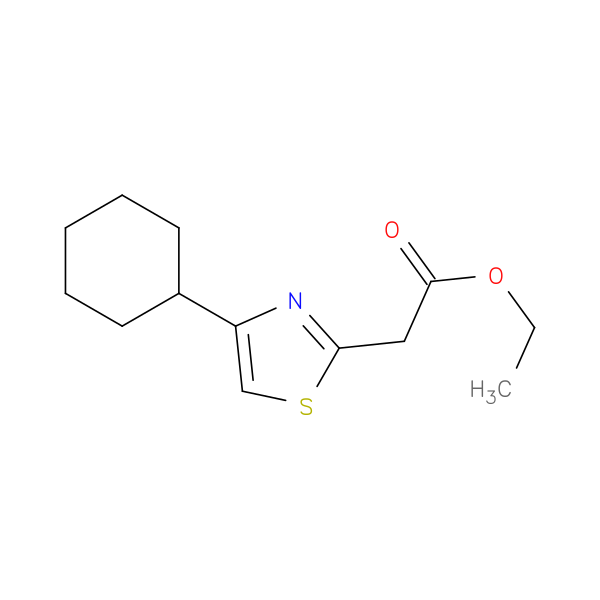 ethyl 2-(4-cyclohexyl-1,3-thiazol-2-yl)acetate