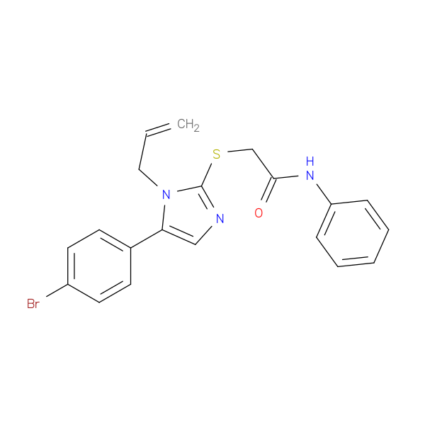 2-{[5-(4-bromophenyl)-1-(prop-2-en-1-yl)-1H-imidazol-2-yl]sulfanyl}-N-phenylacetamide