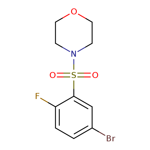 4-[(5-Bromo-2-fluorobenzene)sulfonyl]morpholine