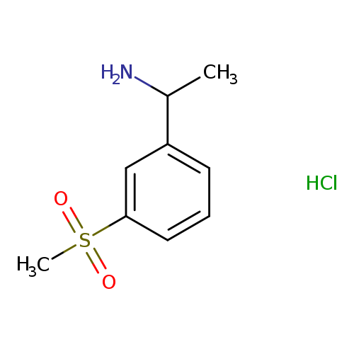 1-(3-methanesulfonylphenyl)ethan-1-aminehydrochloride