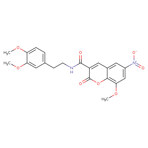 N-[2-(3,4-dimethoxyphenyl)ethyl]-8-methoxy-6-nitro-2-oxo-2H-chromene-3-carboxamide