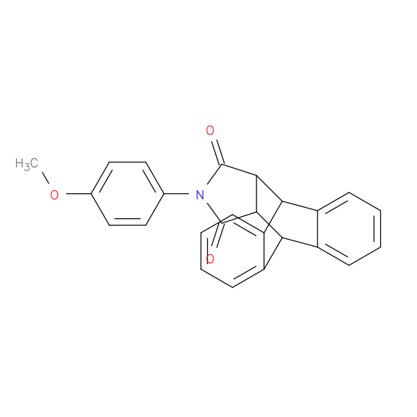 17-(4-methoxyphenyl)-17-azapentacyclo[6.6.5.0^{2,7}.0^{9,14}.0^{15,19}]nonadeca-2,4,6,9(14),10,12-hexaene-16,18-dione