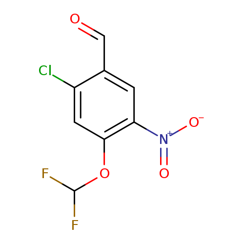 2-chloro-4-(difluoromethoxy)-5-nitrobenzaldehyde