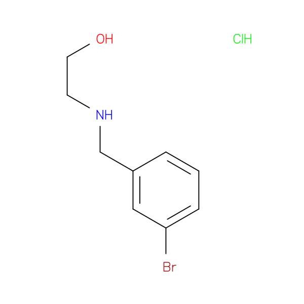 2-{[(3-bromophenyl)methyl]amino}ethan-1-ol hydrochloride