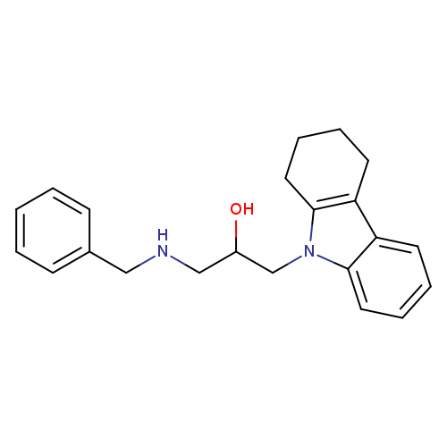 1-Benzylamino-3-(1,2,3,4-tetrahydro-carbazol-9-yl)-propan-2-ol