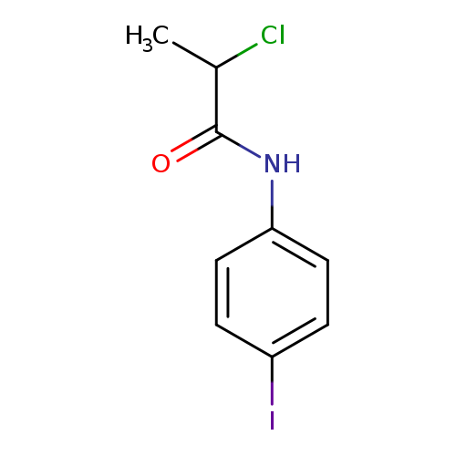 2-chloro-N-(4-iodophenyl)propanamide