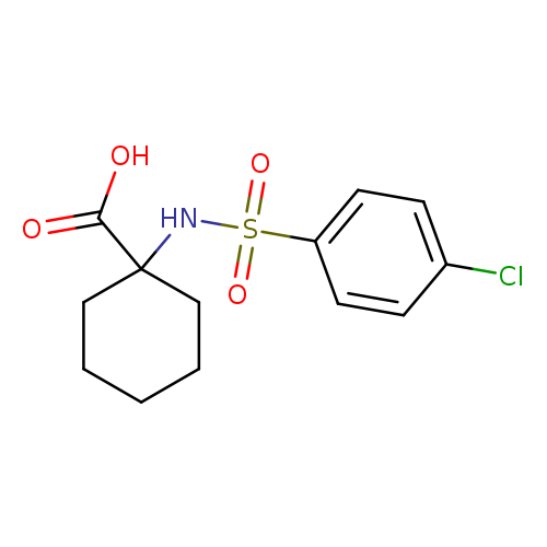 1-(4-Chloro-benzenesulfonylamino)-cyclohexanecarboxylic acid