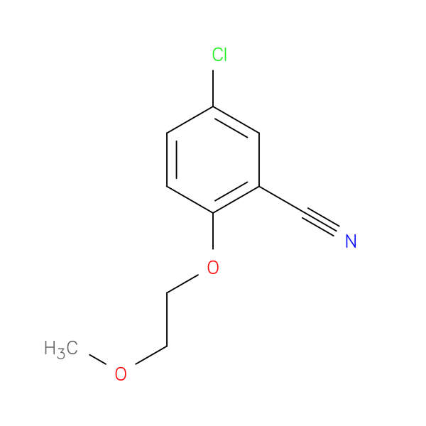5-chloro-2-(2-methoxyethoxy)benzonitrile