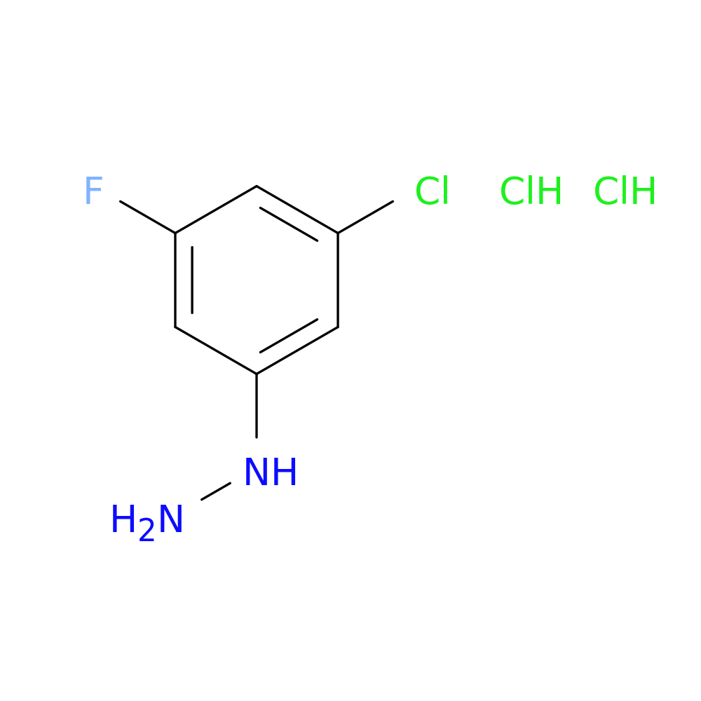 (3-chloro-5-fluorophenyl)hydrazine dihydrochloride