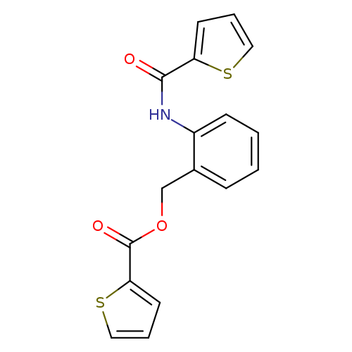 2-[(2-thienylcarbonyl)amino]benzyl 2-thiophenecarboxylate