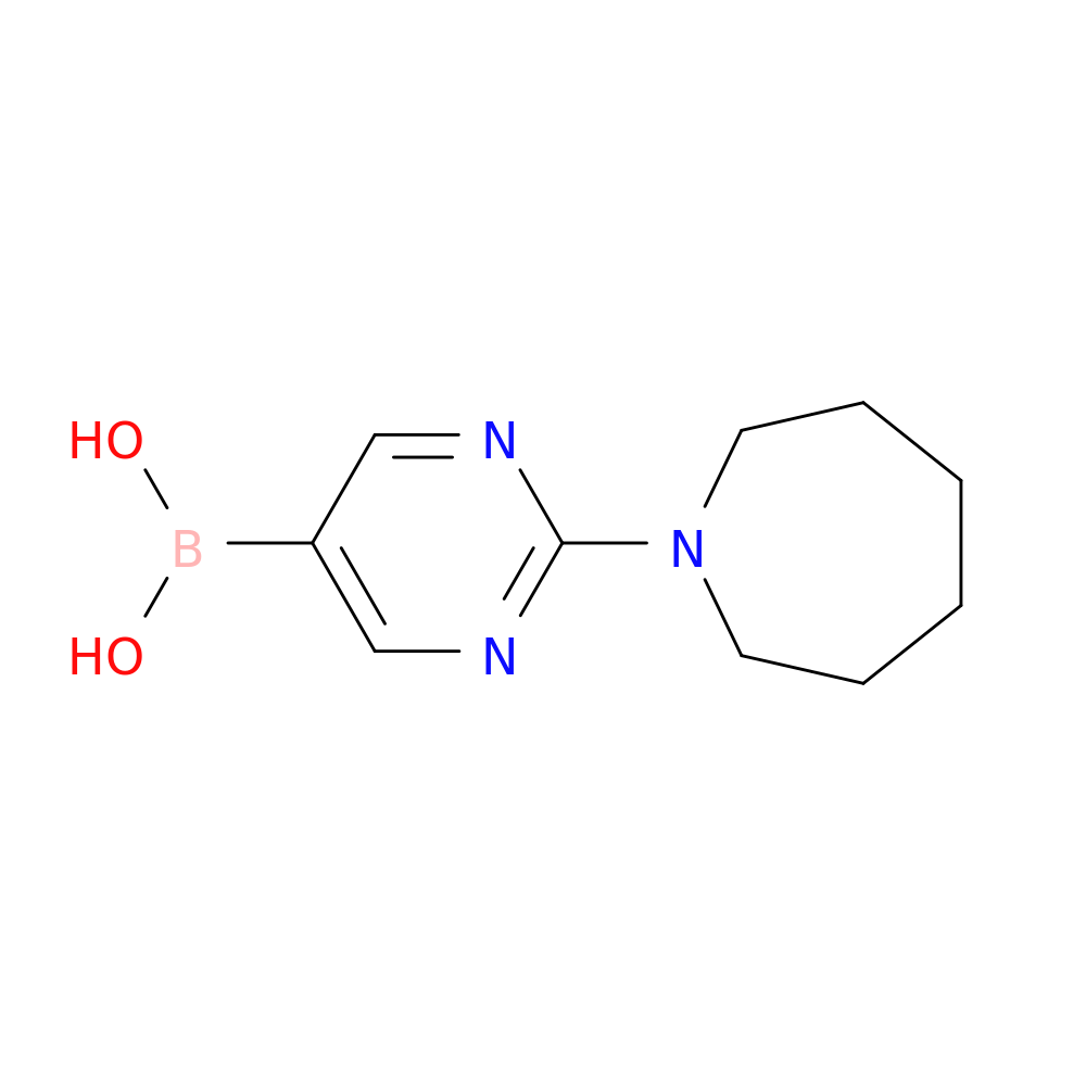 2-(Azepan-1-yl)pyrimidine-5-boronic acid
