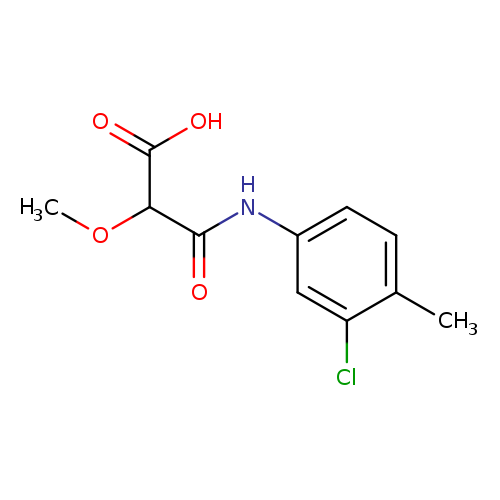 2-[(3-chloro-4-methylphenyl)carbamoyl]-2-methoxyaceticacid