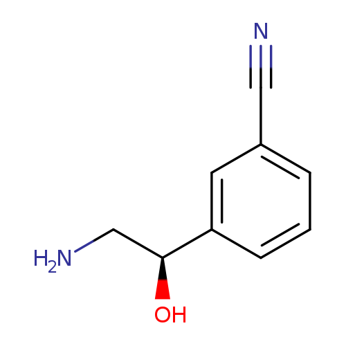 3-[(1R)-2-amino-1-hydroxyethyl]benzonitrile