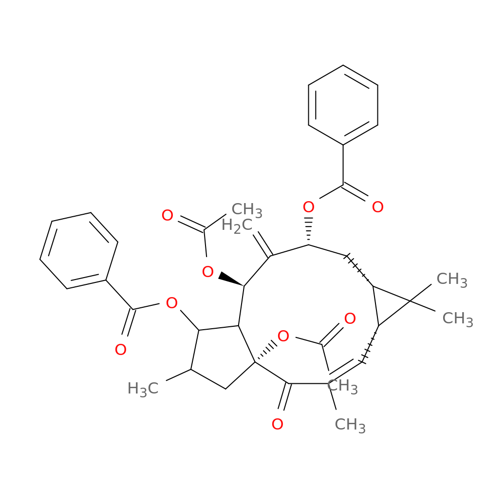 (1aR,2E,4aR,6S,7S,7aR,8R,10R,11aS)-4a,8-Bis(acetyloxy)-7,10-bis(benzoyloxy)-1,1a,4a,5,6,7,7a,8,9,10,11,11a-dodecahydro-1,1,3,6-tetramethyl-9-methylene-4H-cyclopenta[a]cyclopropa[f]cycloundecen-4-one