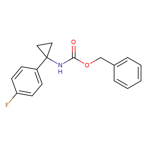 Benzyl 1-(4-fluorophenyl)cyclopropylcarbamate