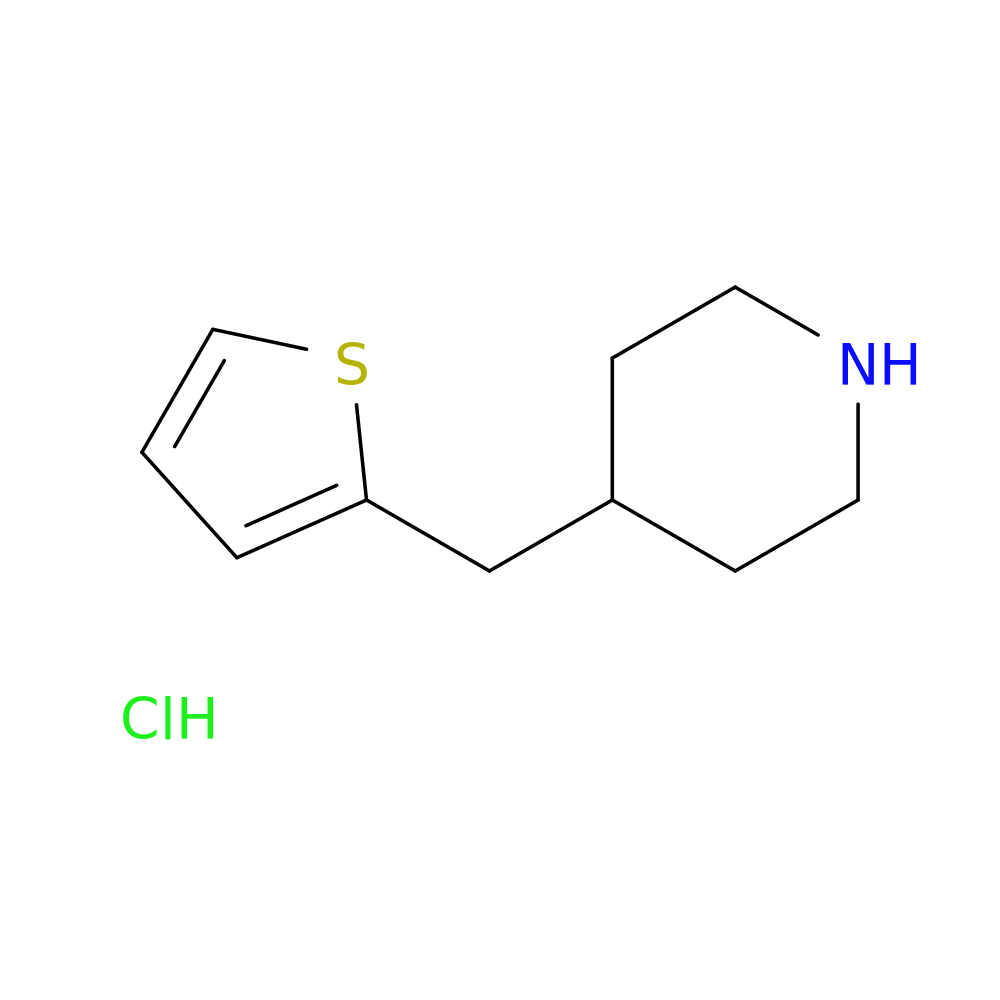 4-[(thiophen-2-yl)methyl]piperidine hydrochloride