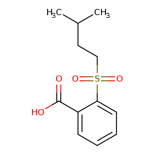 2-[(3-Methylbutyl)sulfonyl]benzoic acid