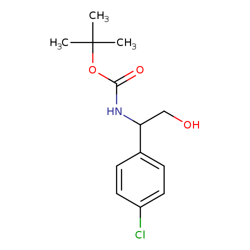 Carbamic acid, N-[1-(4-chlorophenyl)-2-hydroxyethyl]-, 1,1-dimethylethyl ester