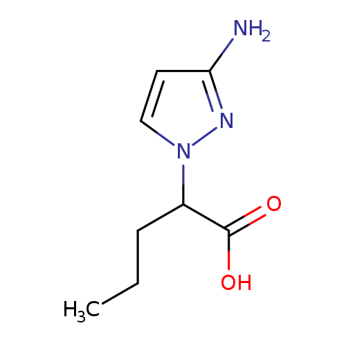 2-(3-amino-1H-pyrazol-1-yl)pentanoic acid