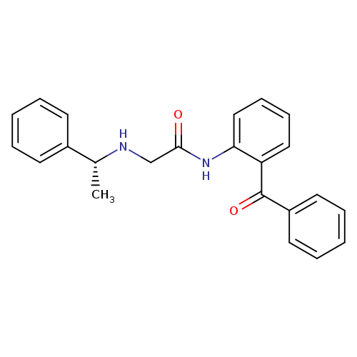 (R)-N-(2-Benzoylphenyl)-2-((1-phenylethyl)amino)acetamide