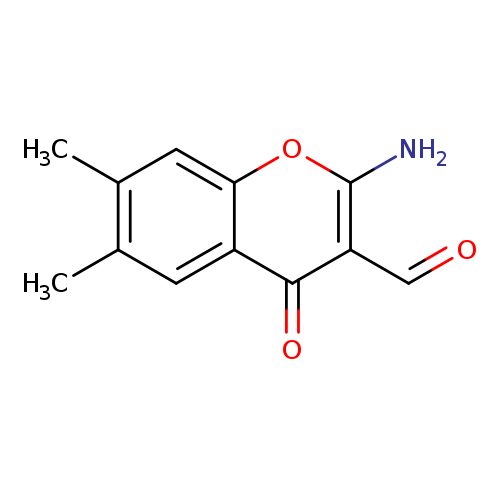 2-Amino-3-formyl-6,7-dimethylchromone