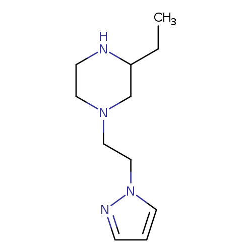 3-ethyl-1-[2-(1H-pyrazol-1-yl)ethyl]piperazine
