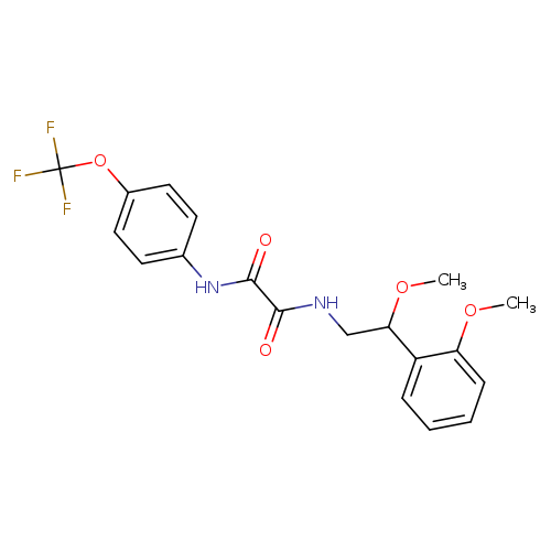 N-[2-methoxy-2-(2-methoxyphenyl)ethyl]-N'-[4-(trifluoromethoxy)phenyl]ethanediamide