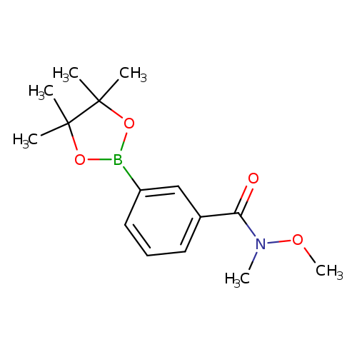 N-Methoxy-N-methyl-3-(tetramethyl-1,3,2-dioxaborolan-2-yl)benzamide