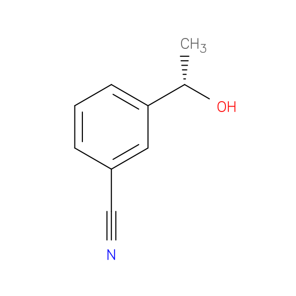 3-[(1S)-1-hydroxyethyl]benzonitrile