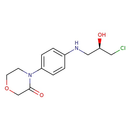 4-[4-(N-(3-chloro-(2R)-2-hydroxy-1-propyl)aMino)phenyl]Morpholin-3-one