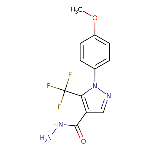 1-(4-Methoxy-phenyl)-5-trifluoromethyl-1H-pyrazole-4-carboxylicacidhydrazide