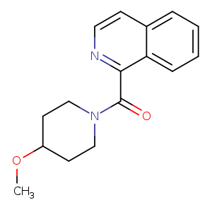1-(4-methoxypiperidine-1-carbonyl)isoquinoline