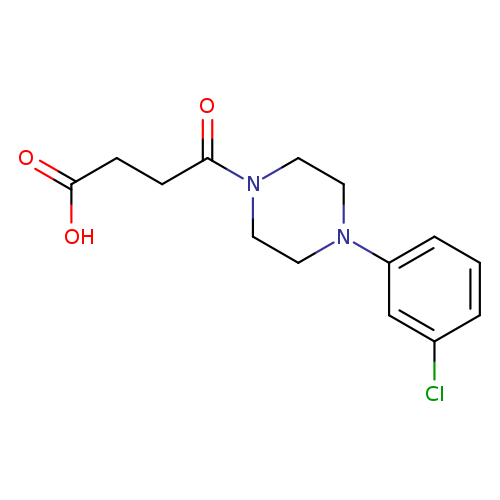 4-[4-(3-Chlorophenyl)piperazin-1-yl]-4-oxobutanoic acid