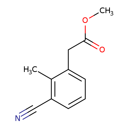 methyl 2-(3-cyano-2-methylphenyl)acetate