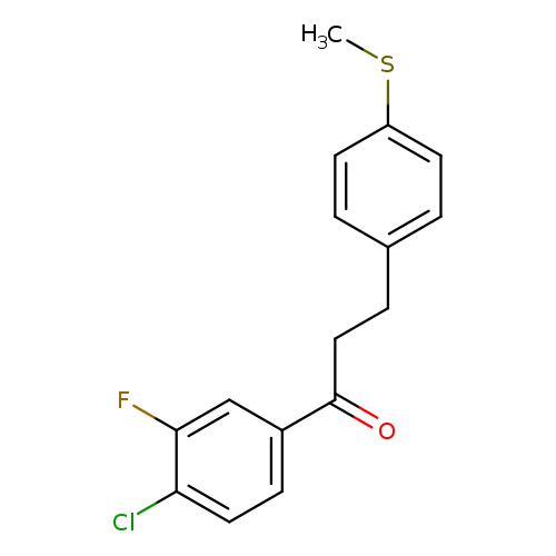 4'-Chloro-3'-fluoro-3-(4-thiomethylphenyl)propiophenone