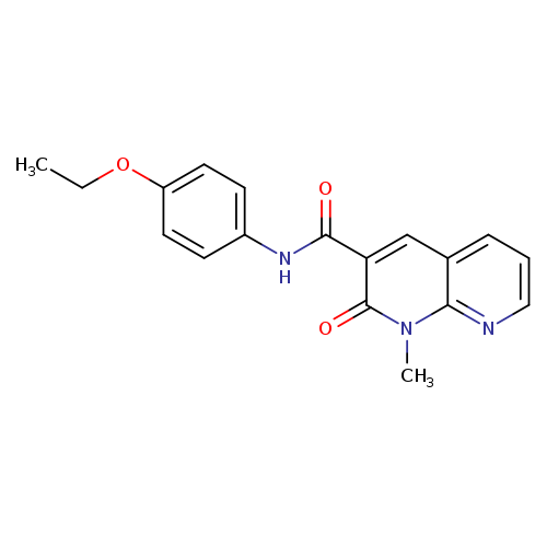 N-(4-ethoxyphenyl)-1-methyl-2-oxo-1,2-dihydro-1,8-naphthyridine-3-carboxamide