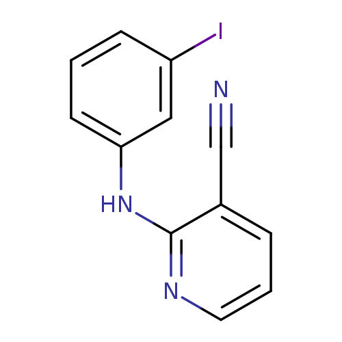 2-[(3-iodophenyl)amino]pyridine-3-carbonitrile
